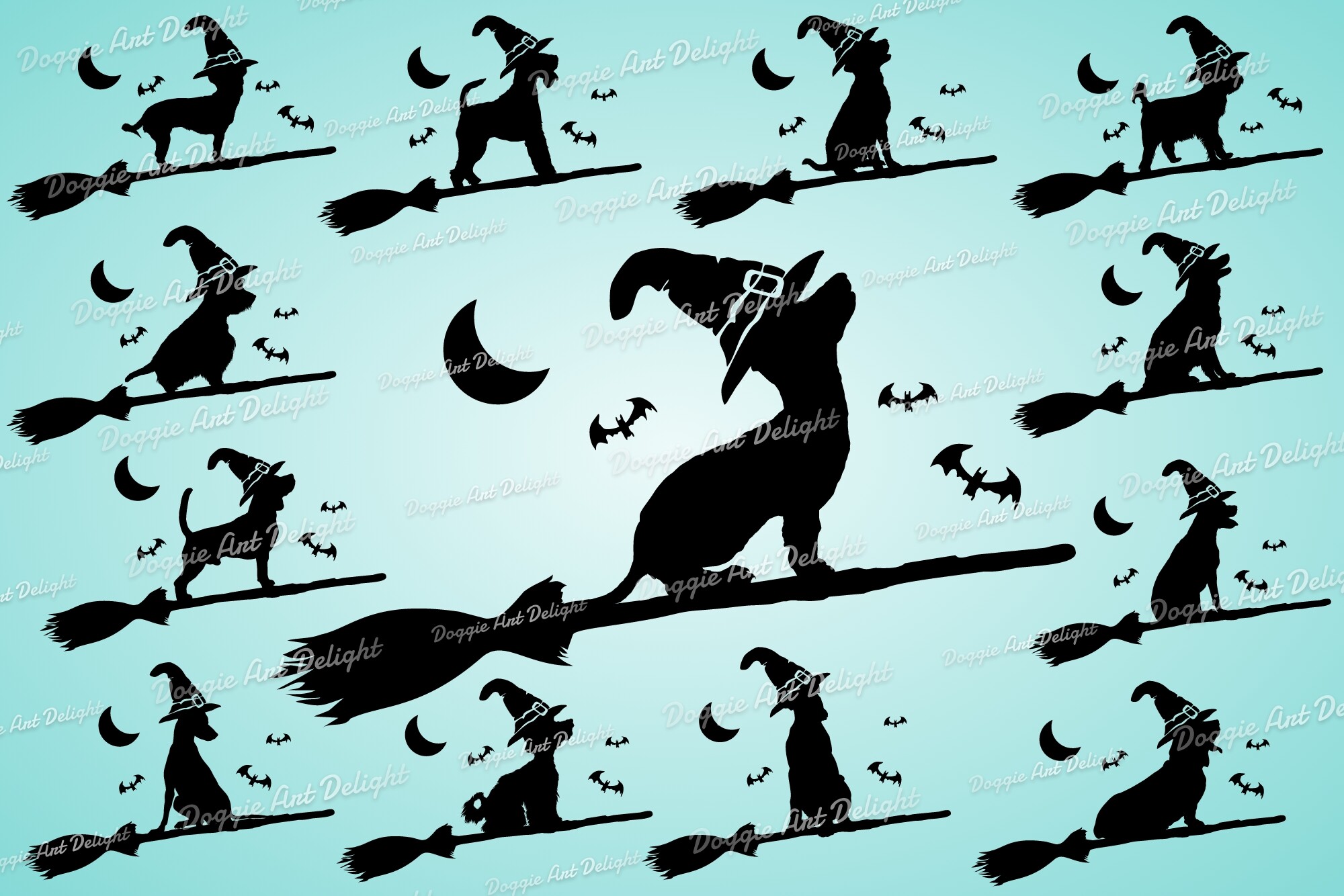 Halloween Dog Svg Spooky Dog Png Bundle · Creative Fabrica