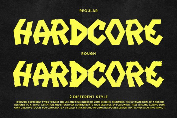 Hardsick Font - Preview 1