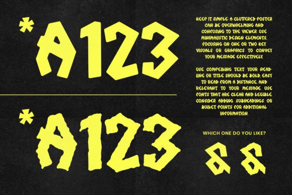 Hardsick Font - Preview 2