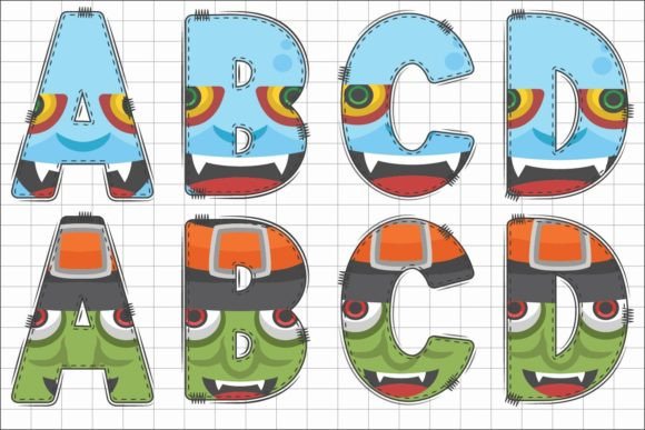 Hippie Halloween Font PNG with transparent background - Preview 2