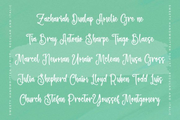 Millstesia Font font preview - 2