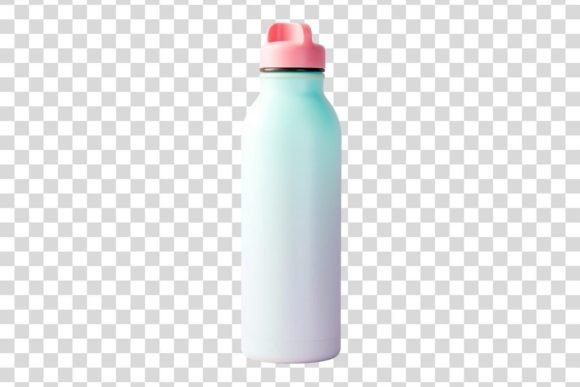 Pastel Water Bottle 2 Isolated Grafika Rękodzieła Przez Whimsy Girl