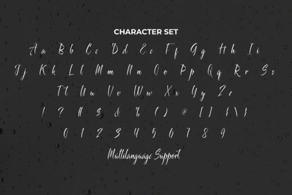 Rainstakers Font PNG with transparent background - Preview 2