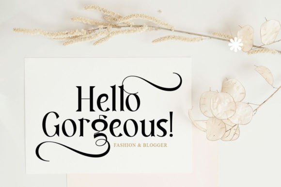 Blogger Font - Preview 2