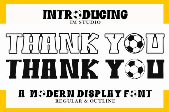 Football Font - Preview 3