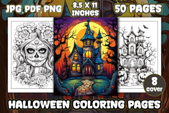 Halloween Coloring Pages for Adults