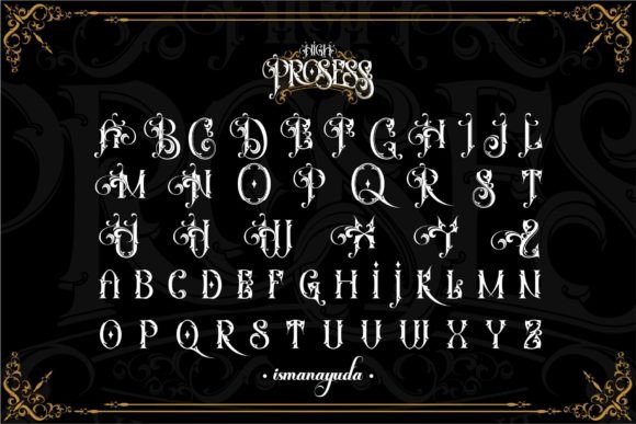 High Prosess Font - Preview 5