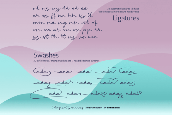 Magical Journey Font PNG with transparent background - Preview 2