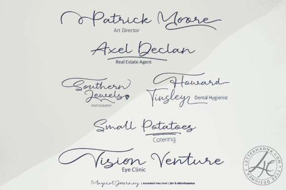 Magical Journey Font PNG with transparent background - Preview 5