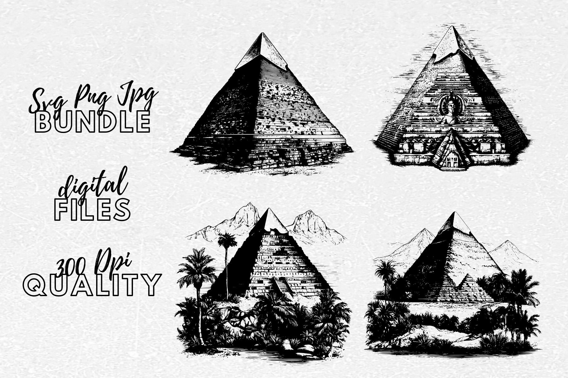 Pyramid SVG - Egyptian Pyramids Clipart Graphic by Younique Aartwork ...