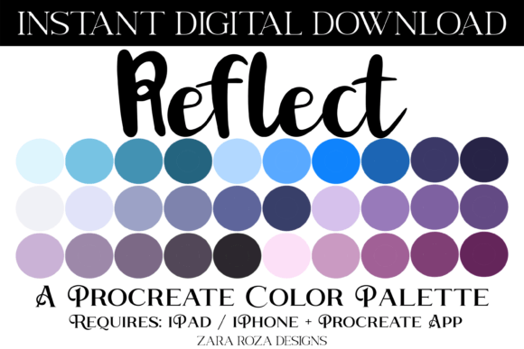 Reflect Procreate Color Palette