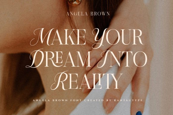 Angela Brown Font - Preview 1