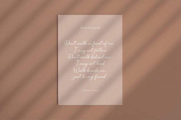 Beauty Light Font - Preview 2