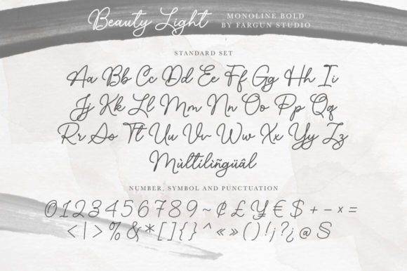 Beauty Light Font - Preview 4
