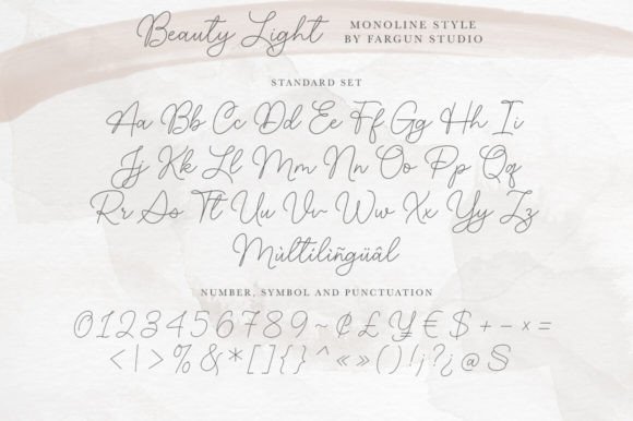 Beauty Light Font - Preview 5
