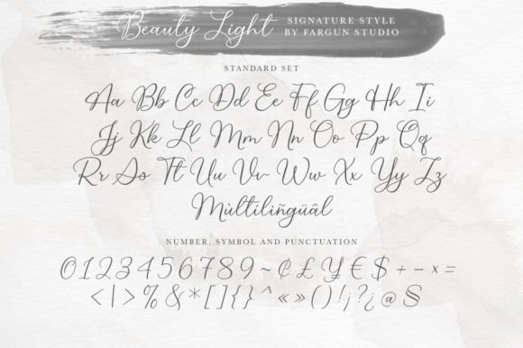 Beauty Light Font - Preview 6
