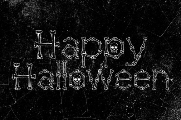 Bones Skeleton Font PNG with transparent background - Preview 5