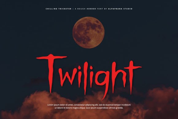 Chilling Trickster Font - Preview 3