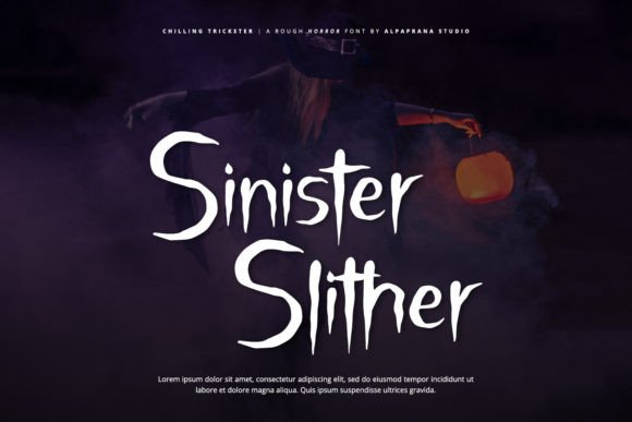 Chilling Trickster Font - Preview 6