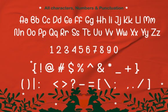 Christmas Lovely Font - Preview 5