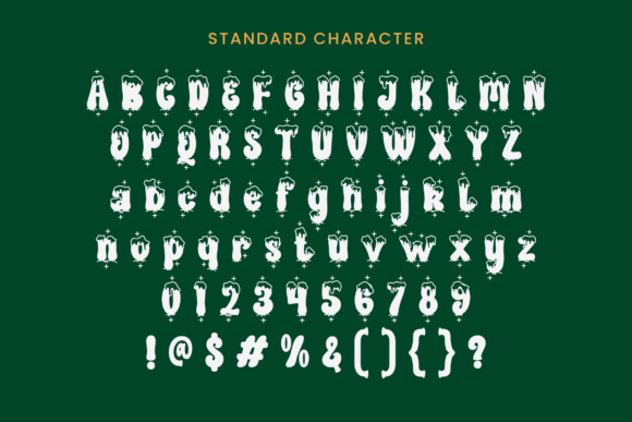 Christmerry Font PNG with transparent background - Preview 1