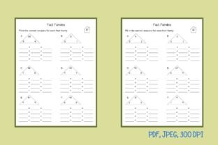 Fact Families (Division) Worksheet Graphic by HappyDesign · Creative ...