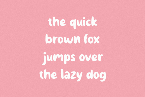 Fresh Milky Font PNG with transparent background - Preview 1
