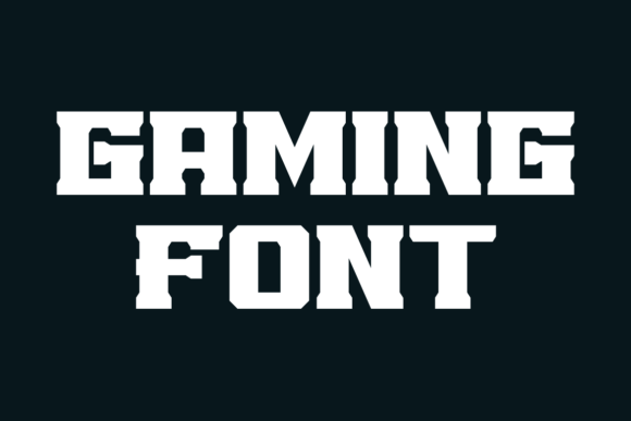 Gamer Roster Font PNG with transparent background - Preview 1