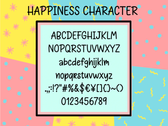 Happiness Font - Preview 1