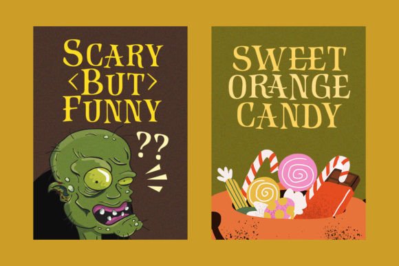 Haunted Gallery Font PNG with transparent background - Preview 4