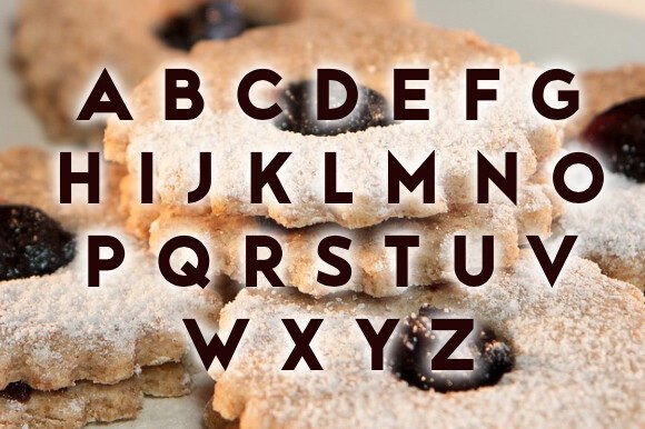 Linzer Augen Font PNG with transparent background - Preview 1