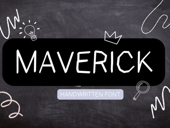 Maverick Font PNG with transparent background - Preview 1