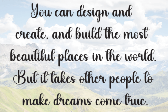 New Beach Font PNG with transparent background - Preview 5