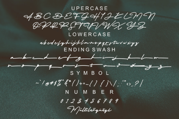 Payung Senja Font PNG with transparent background - Preview 6