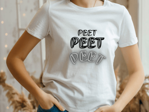 Peet Font PNG with transparent background - Preview 2