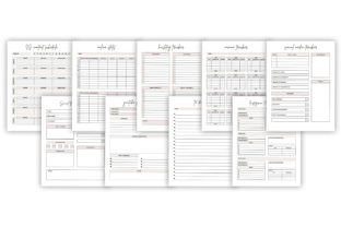 Planner Bundle Social Media Graphic by Designbystore · Creative Fabrica
