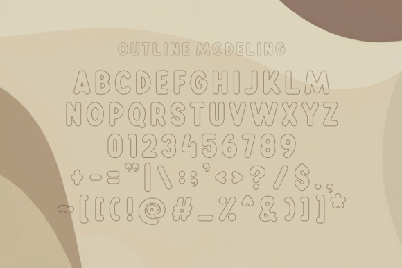 Pog's Family Font PNG with transparent background - Preview 3