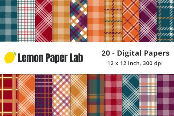 Seamless Autumn Plaids