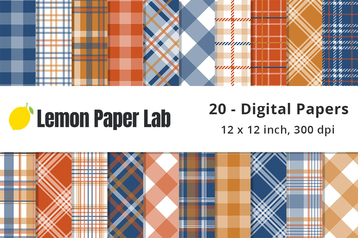 Seamless Fall Plaids