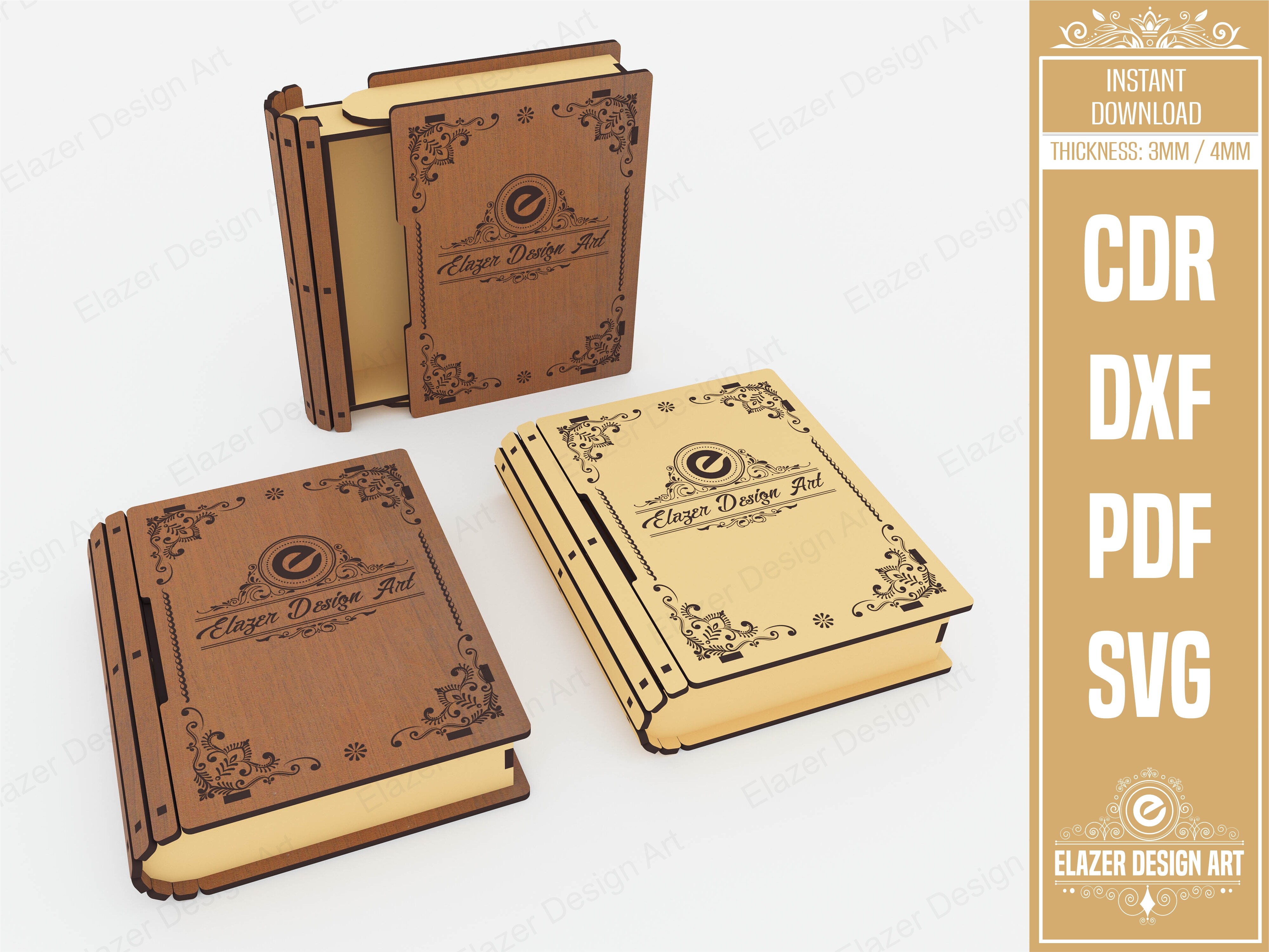Laser Cut Boxes for Storage, Gifting, and Organizing Every Space