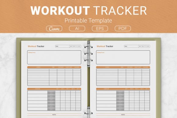 Workout Tracker Printable Template