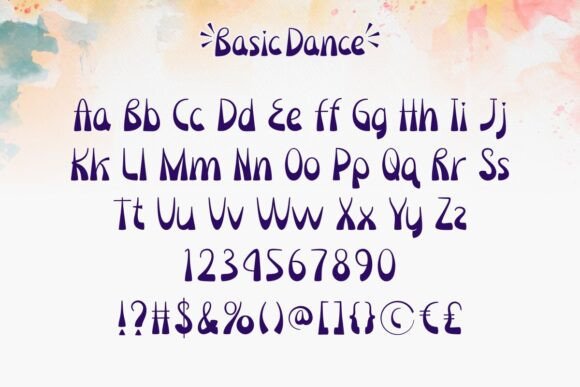 Basic Dance Font - Preview 3