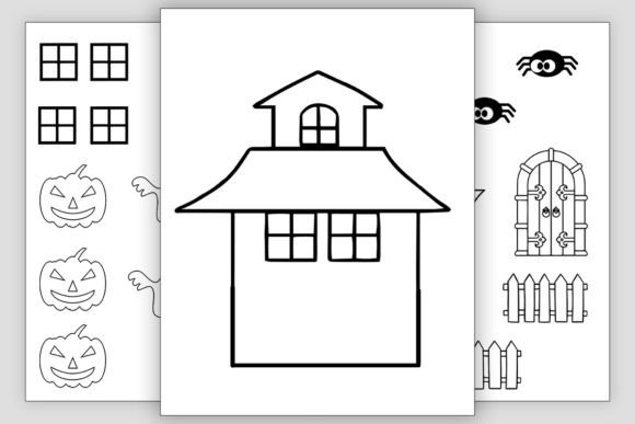 Build Own Haunted House Halloween Bag