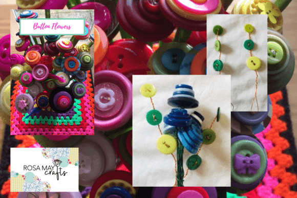 Button Flowers Free Pattern
