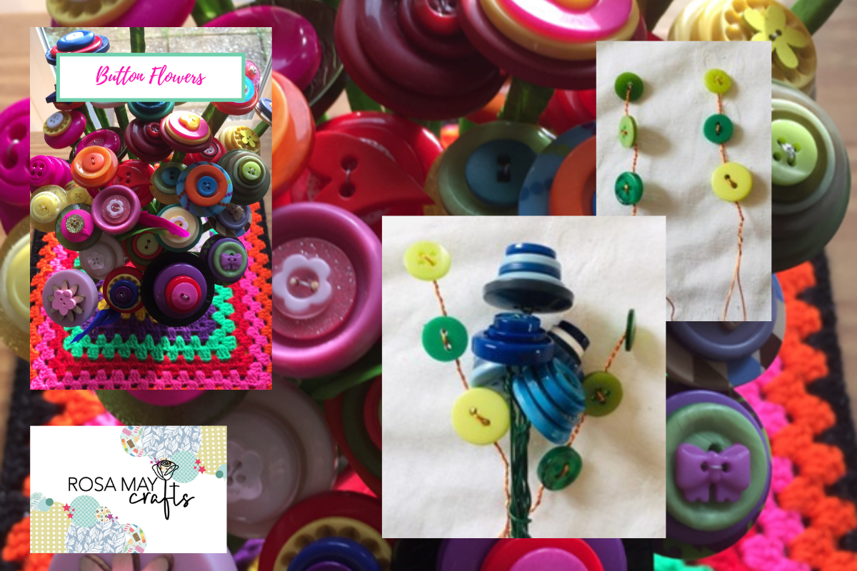 Button Flowers Free Pattern