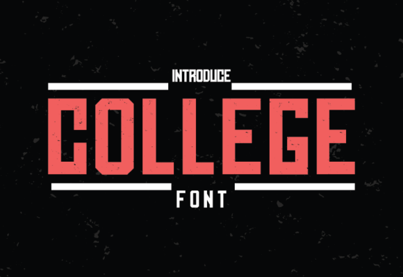College Font - Preview 1
