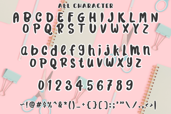 Crafbold Font PNG with transparent background - Preview 5
