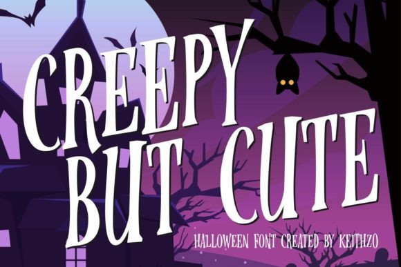 Creepy Sunday Font PNG with transparent background - Preview 2