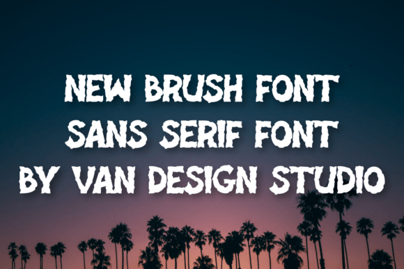 Doubrush Font PNG with transparent background - Preview 2