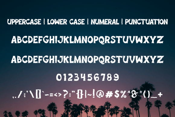 Doubrush Font PNG with transparent background - Preview 3